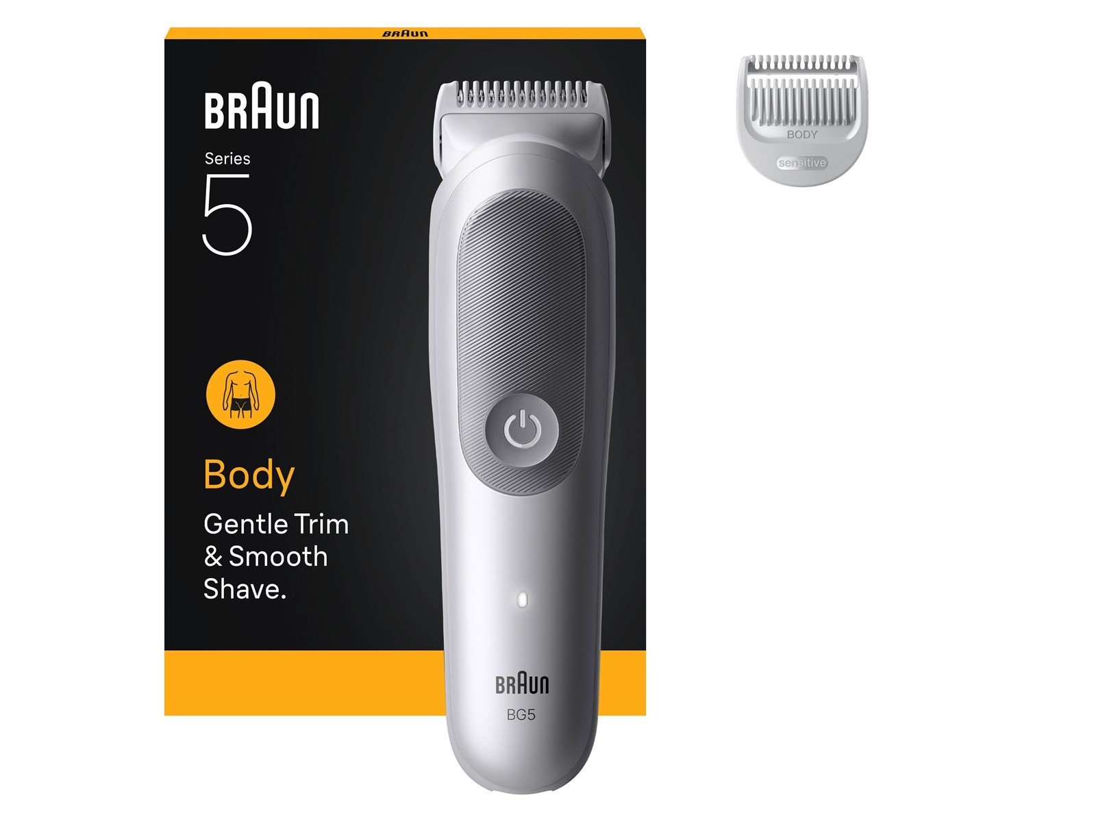 Braun Body trimmer Styler BG 5500 - Gentle Grey Braun Body trimmer Styler BG 5500 - Gentle Grey